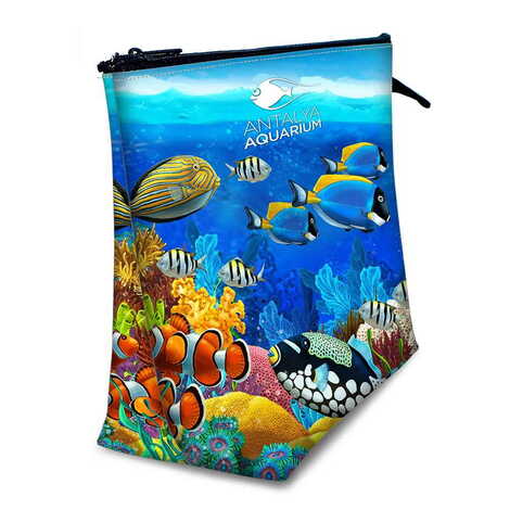 Toptan Aquapark Temalı Myros Küçük Körüklü Makyaj Çantası 145x220x70 mm - 2