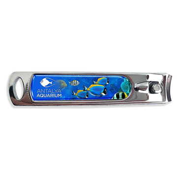 Aquapark Themed Customised Metal Epoxy Nail Clipper 16x80x15 mm - Myros
