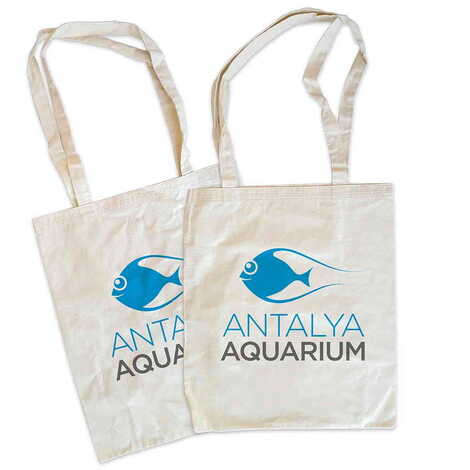 Aquapark Themed Customised One Colour Shopping Tote Bag 450x350 mm