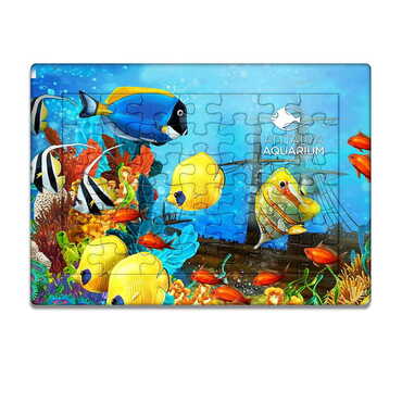 Aquapark Themed Customised Paper Jigsaw Puzzle 130x180 mm - Myros