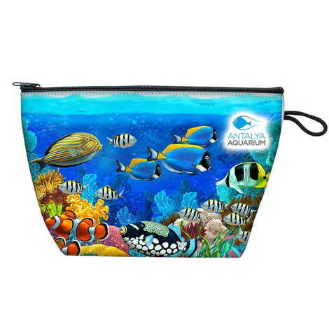 Aquapark Themed Customised PVC Hooded Purse 145x220x70 mm