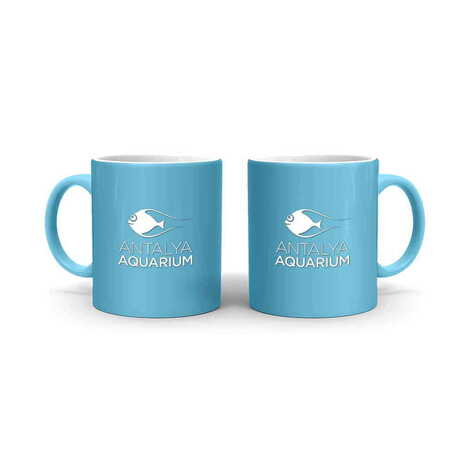 Aquapark Themed Customised Serigraphy Printed Ceramic Mug 82x90 mm - 3