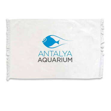 Myros - Aquapark Themed Customised Serigraphy Printed Hand Towel 600x400 mm