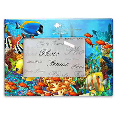 Myros - Aquapark Themed Epoxy Photo Frame Travel Souvenir 13x18 Cm