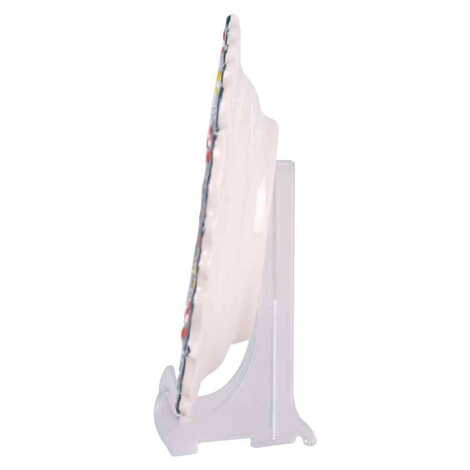 Aquapark Themed Turkish Ceramic Plate With Epoxy 12 Cm - 3