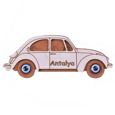 Wholesale Vehicle Themed Myros Wooden Refrigerator Magnet - 4