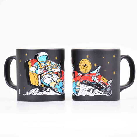 Astronaut Themed Ceramic Custom Printed Mug