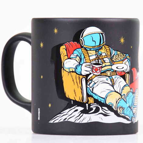 Astronaut Themed Ceramic Custom Printed Mug