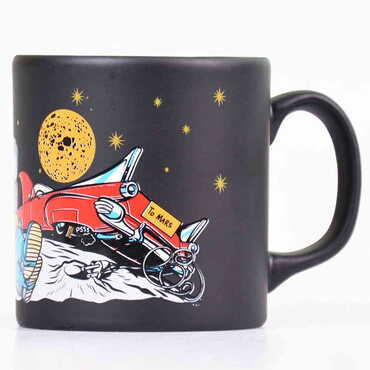 Astronaut Themed Ceramic Custom Printed Mug - Thumbnail