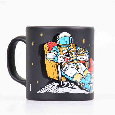 Astronaut Themed Ceramic Custom Printed Mug - Thumbnail