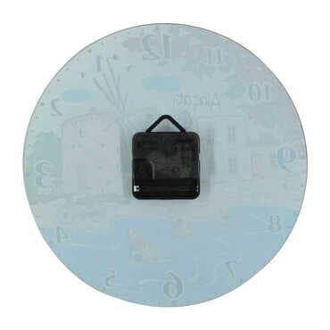 Ataturk Themed Decorative Custom Print Glass Wall Watch 25 Cm - 4