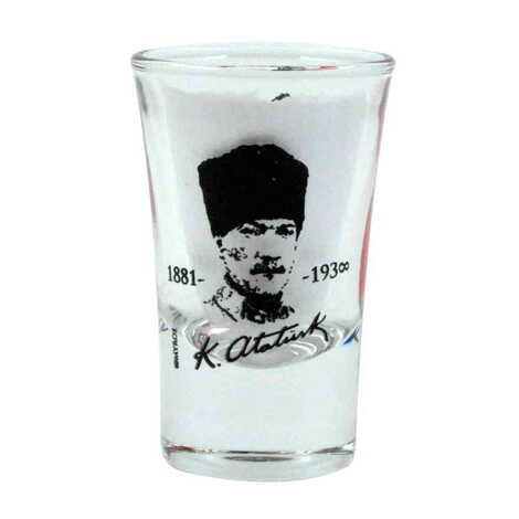 Atatürk Temalı İkili Shot Bardak
