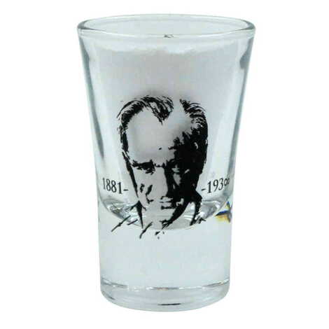 Atatürk Temalı İkili Shot Bardak