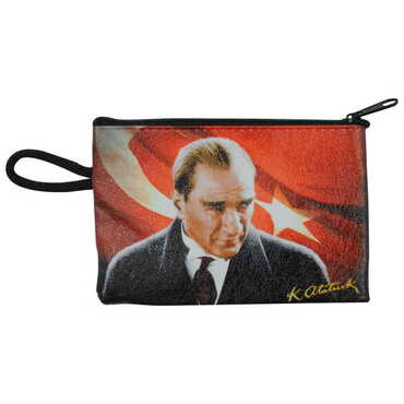 Toptan Atatürk Temalı Myros Cüzdan 113x80x8 mm - Thumbnail