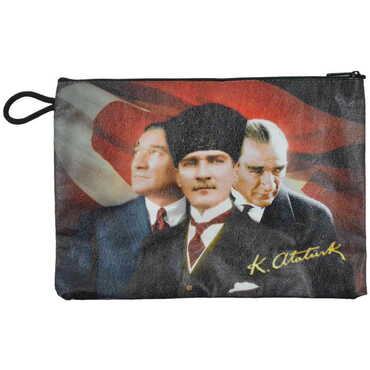 Toptan Atatürk Temalı Myros Cüzdan 215x155x8 mm - Thumbnail