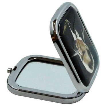 Ataturk Themed Customised Metal Epoxy Rectangular Compact Mirror - 2