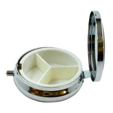 Ataturk Themed Customised Epoxy Round Pill Box 50x15 mm - 3