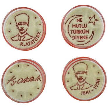 Ataturk Themed Magic Sand Globe