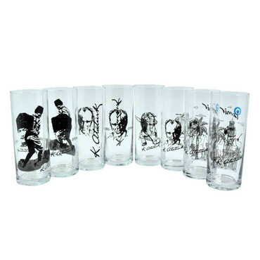 Myros - Ataturk Themed Custom Printed Raki-Ouzo Glass