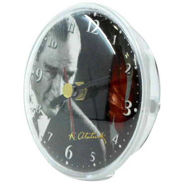 Ataturk Themed Customised Fridge Magnet Clock - Thumbnail