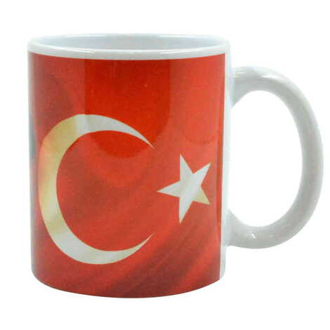 Ataturk Themed Customised Porcelain Souvenir Travel Mug 80x95 mm