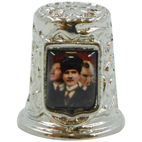 Ataturk Themed Metal Thimble 20X25 mm