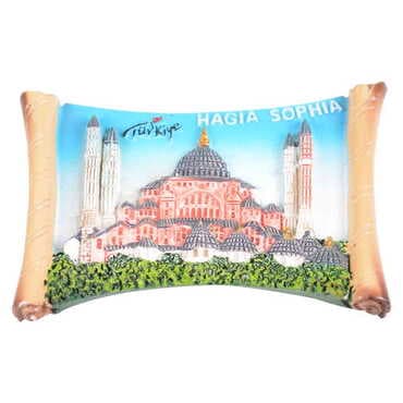 Hagia Sophia Polyester Fridge Magnet