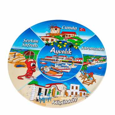 Ayvalık Themed Metal Trivet - Standart - 2