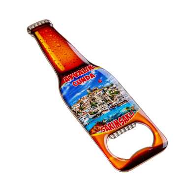 Ayvalık Bölgesi Temalı Myros Metal Yunus Açacak Magnet 102x67 mm - 2