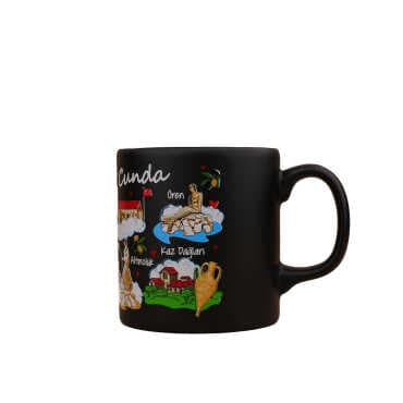 Ayvalik Region Themed Customised Serigraphy Printed Ceramic Mug 82x90 mm - 15