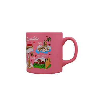 Ayvalik Region Themed Customised Serigraphy Printed Ceramic Mug 82x90 mm - 16