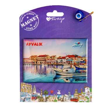 Ayvalık Temalı Myros Kartonetli Magnet - 1