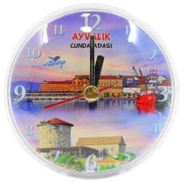 Ayvalik Themed Customised Fridge Magnet Clock