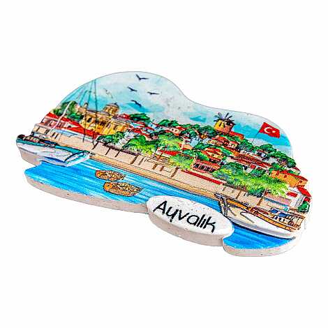 Ayvalık Temalı Myros Yöresel Polyester Magnet - 14