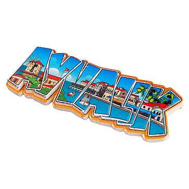 Ayvalık Temalı Myros Yöresel Polyester Magnet - 15