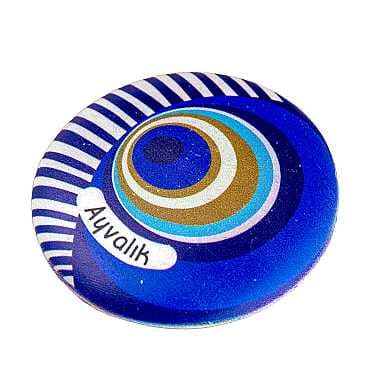 Ayvalık Temalı Polyester Taş Magnet - Standart - 2