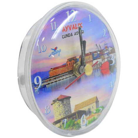 Ayvalik Themed Customised Fridge Magnet Clock