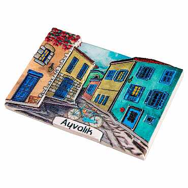 Ayvalık Themed Myros Local Polyester Refrigerator Magnet - 7