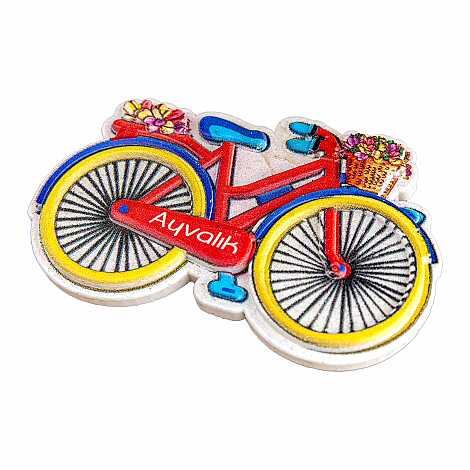 Ayvalık Themed Myros Local Polyester Refrigerator Magnet - 18