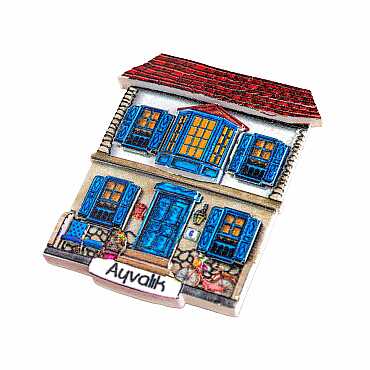 Ayvalık Themed Myros Local Polyester Refrigerator Magnet - 19
