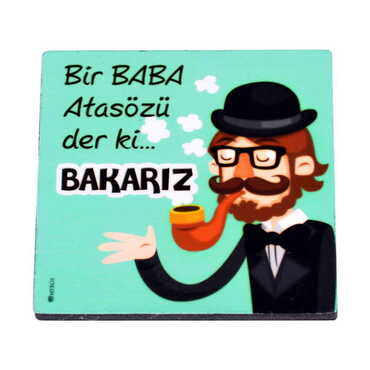 Myros - Babaya Özel Myros Eva Magnet