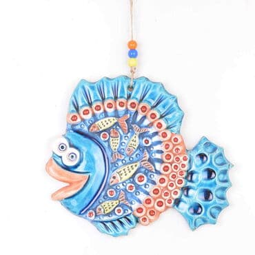 Fish Themed Nautical Ceramics Third Size Wall Hanging - 11