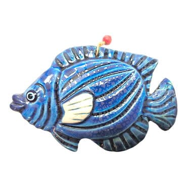 Fish Themed Nautical Ceramics Third Size Wall Hanging - 22