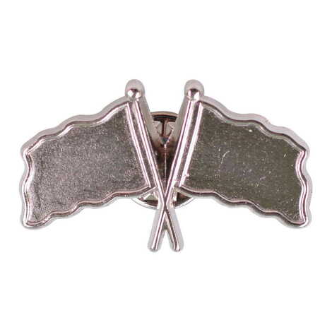 Toptan Çi̇ft Bayrak Rozet 35x20 Mm - 1