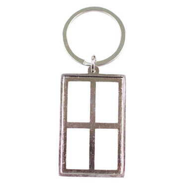Myros - Baskısız Dikdörtgen Anahtarlık 32x88 mm