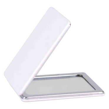 Blank Leatherette Uv Printable Rectangular Pocket Mirror 85x62x11 mm
