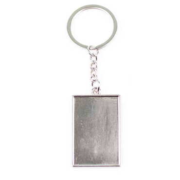 Toptan Baskisiz Metal Di̇kdörtgen Anahtarlik 30x100 Mm - 1