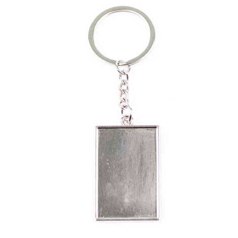 Toptan Baskisiz Metal Di̇kdörtgen Anahtarlik 30x100 Mm - 1