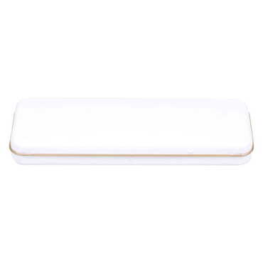 Blank Round Decorative Metal Tin Box 210x80x25 mm - Standart - 4