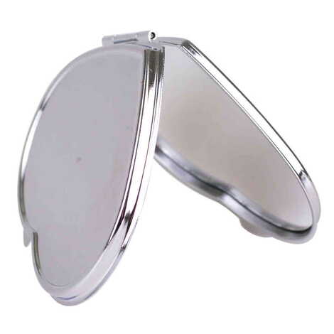 Toptan Baskısız Metal Kalp Ayna 70x65x8 mm - 4